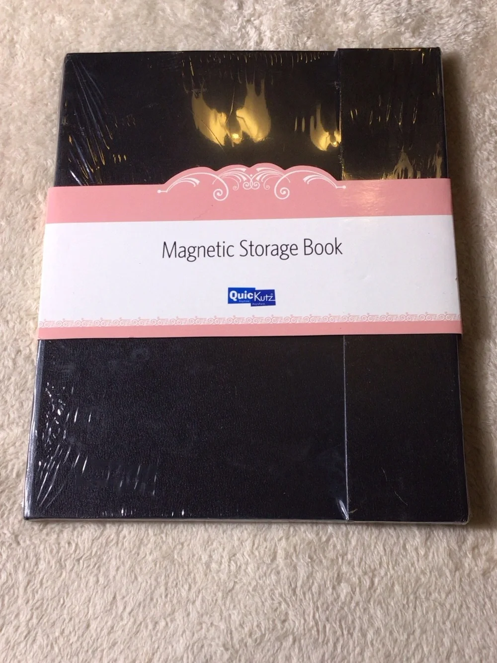 Black Magnetic Storage Book
